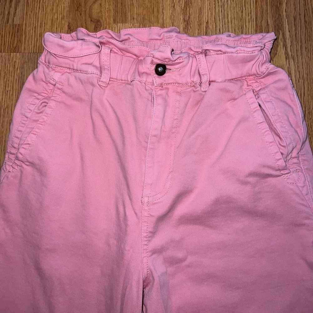Pink Paperbag Pants - Picture 3 of 6